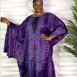 Elegant Exotic Adire Women’s Gown