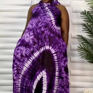 Sleeveless Adire Bubu Dress